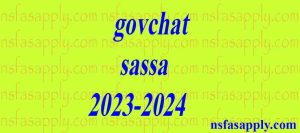govchat sassa 2023-2024