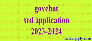 govchat srd application 2023-2024