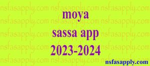 moya sassa app 2023-2024