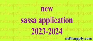 new sassa application 2023-2024