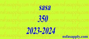 sasa 350 2023-2024