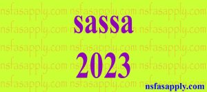 sassa 2023