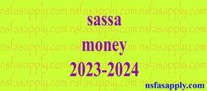 sassa money 2023-2024