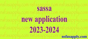 sassa new application 2023-2024