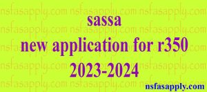 sassa new application for r350 2023-2024