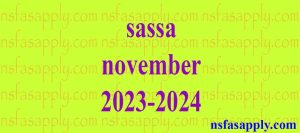 sassa november 2023-2024