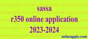 sassa r350 online application 2023-2024