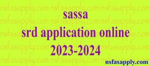 sassa srd application online 2023-2024
