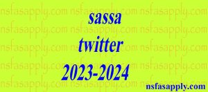 sassa twitter 2023-2024