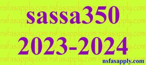 sassa350 2023-2024