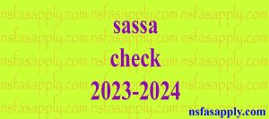 sassacheck 2023-2024