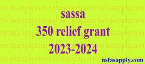 sassa 350 relief grant 2023-2024