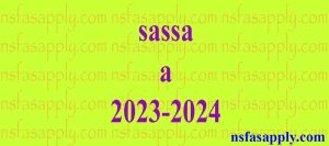 sassa a 2023-2024