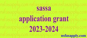 sassa application grant 2023-2024