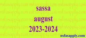 sassa august 2023-2024