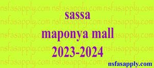 sassa maponya mall 2023-2024