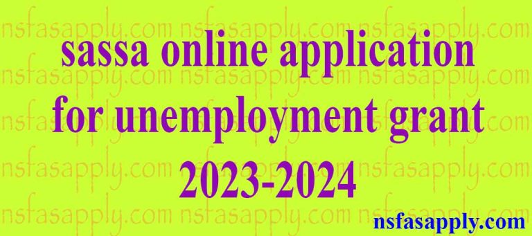 Sassa Online Application For Unemployment Grant 2023 2024   Sassa Online Application For Unemployment Grant 2023 2024 768x341 