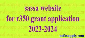 sassa website for r350 grant application 2023-2024