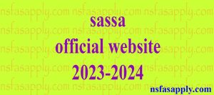 sassa official website 2023-2024
